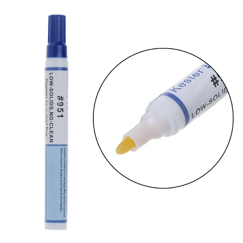 

951 10ml Soldering Rosin Flux Pen Low-Solid Non-clean DIY Kester Solder Power