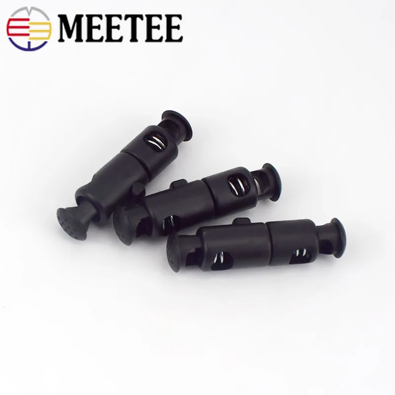 6 мм пружинный пластиковый шнур с фиксатором 2 отверстия тумблер веревка замок