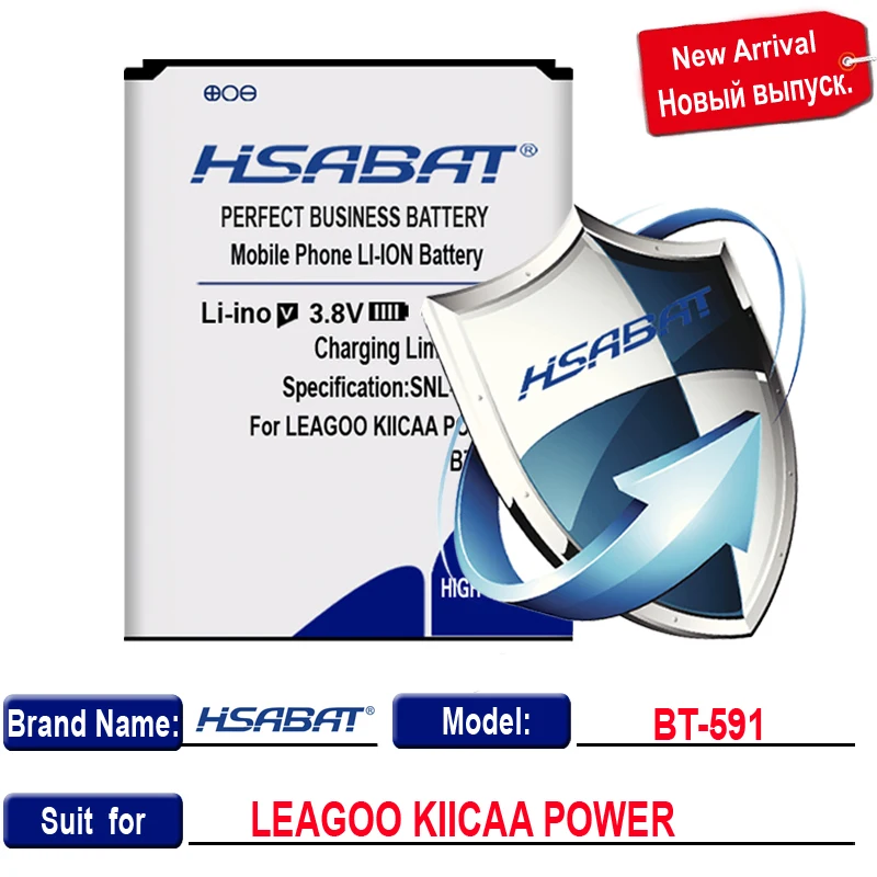 HSABAT BT-565 4450 мАч батарея для Leagoo KIICAA Mix 4750 мАч BT-591 для LEAGOO KIICAA POWER - Цвет: for KIICAA POWER