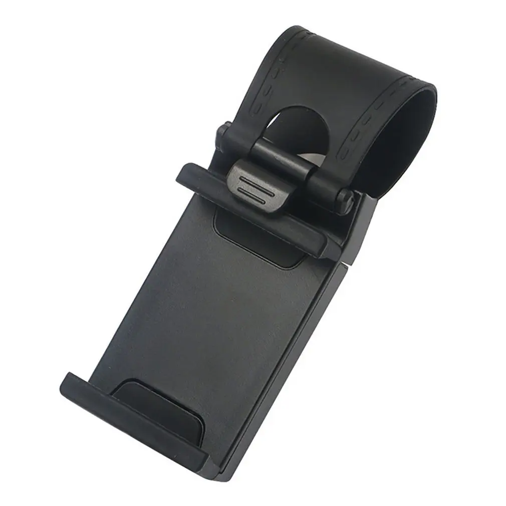 universal car steering wheel clip phone holder bracket mount holder stand for mobile phone gps navigation support dropshipping free global shipping