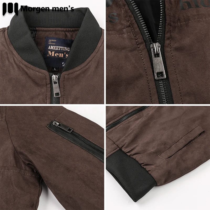 

Jacket Men's Winter Motorcycle Thick Men's Stand Collar Casual Motorcycle Outdoor Tough Guy Windbreaker Slim Outer Cover 3XL