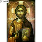 Полноразмерная алмазная живопись с Иисусом, Библией, лидером Христа, сделай сам, 5d Алмазная мозаика, религиозная картина, 3d Алмазная вышивка, 40x60 см