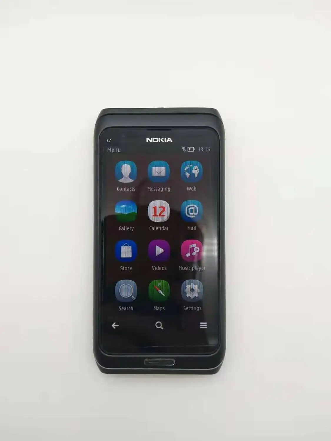 E7 Разблокированный Мобильный телефон Nokia E7 4," дюймов Камера 8.0MP gps wifi 16GB Storange Nokia смартфон - Цвет: Черный