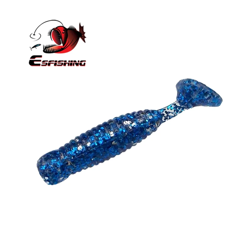 KESFISHING мягкие рыболовные приманки 10 шт. 4 5 см/1 г я личинка красный Спиннер