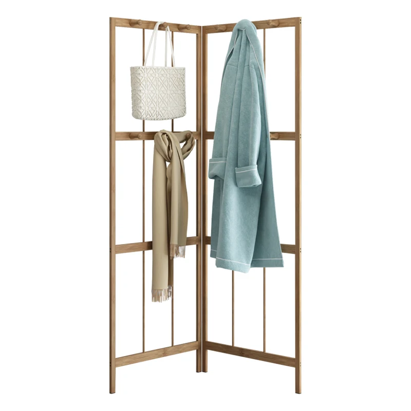 Вешалка для одежды напольная настенная вешалка полка из массива дерева спальни