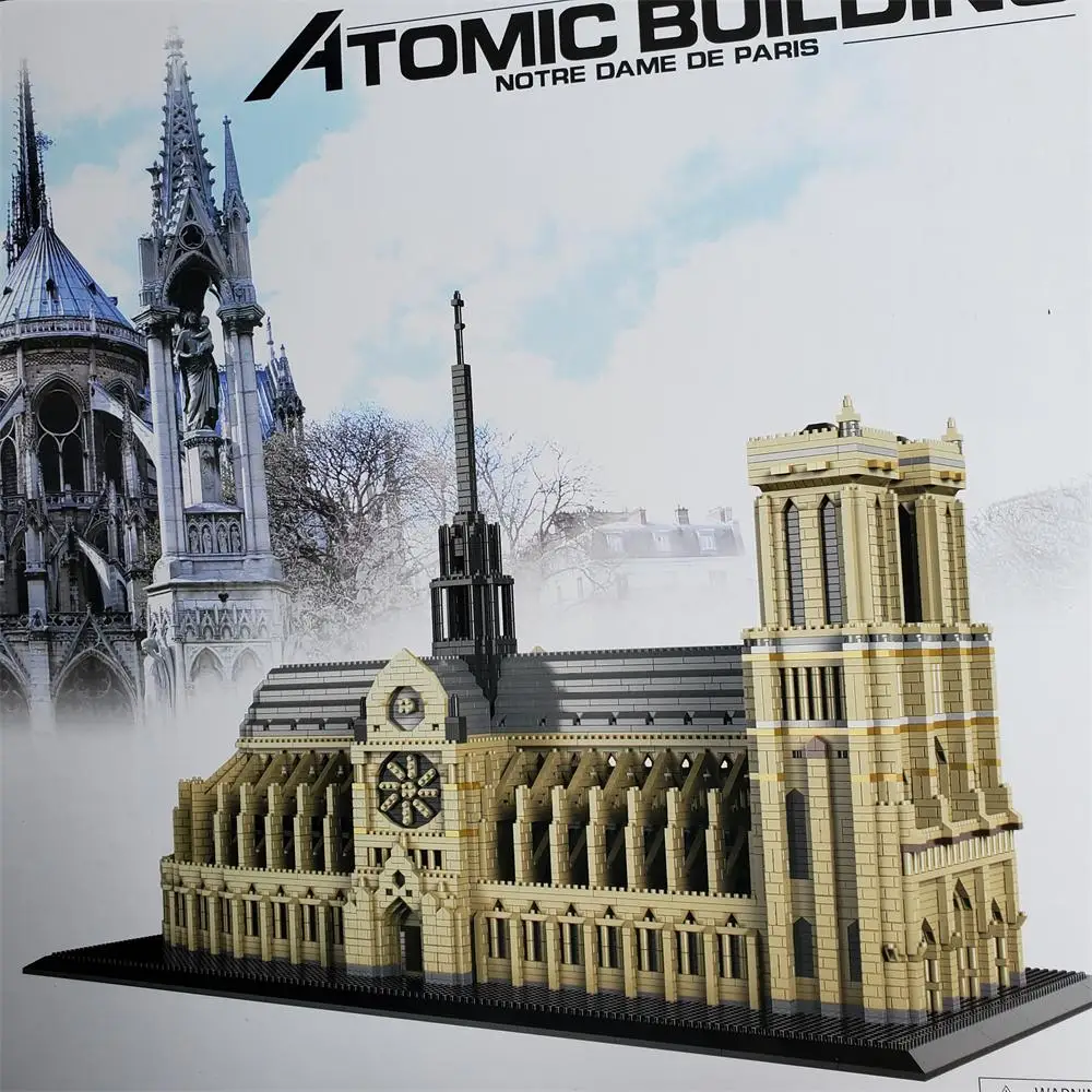 7380 шт. PZX мини-конструкторов в мире архитектура &quotNotre Dame De Paris Алмазные Кирпичи