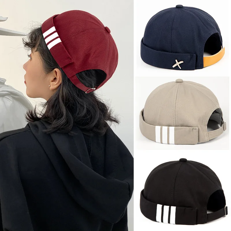 

CSBL Autumn New Hat For Women Man Unisex Cotton Beanies Caps Fashion Landlord Melon Caps Street Hip Hop Fashion Beanies