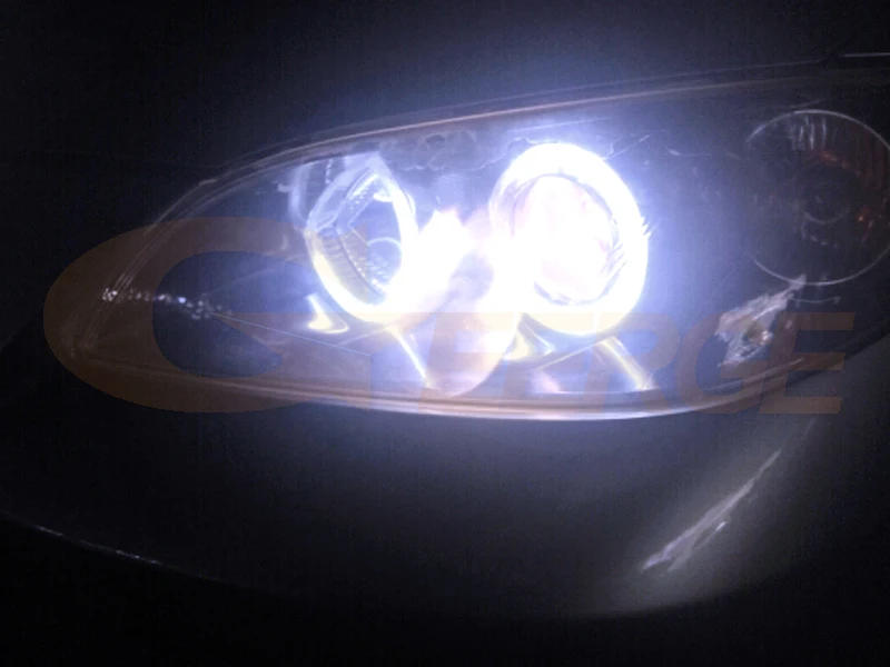 Отличный ультра яркий COB комплект светодиодов глаза ангела halo rings Дневной