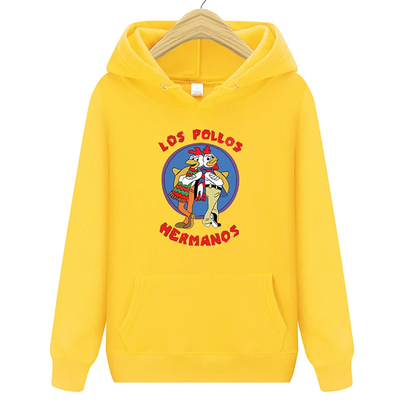 Новинка 2021 женская и Мужская Повседневная Толстовка los pollos hermanos флисовая