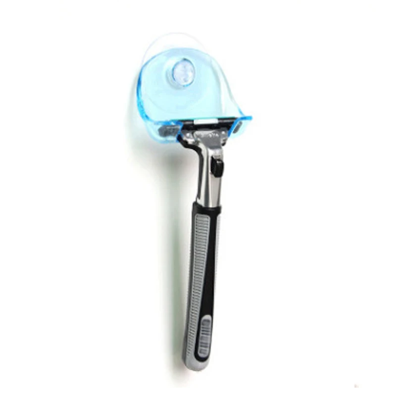 

Wall Sucker Bathroom Gadgets Washroom Shaver Toothbrush Holder 1 Pcs Suction Cup Hook Shaver Holders Shaver Storage Rack
