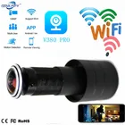 Wi-Fi дверной глазок 1080P 2,1 мм широкоугольный сетевой глазок рыбий глаз дверной глазок беспроводной дверной IP-камера P2P Слот для SD-карты аудио Облачное хранилище