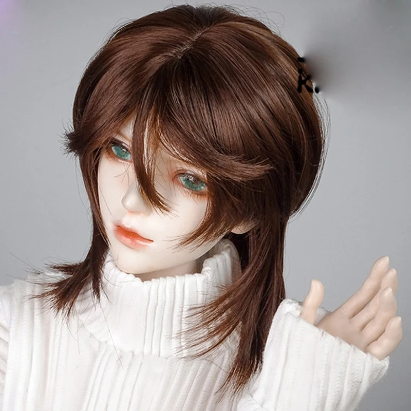 Peluca de pelo corto para mu&ntilde;eca Bjd, pelo corto de alta temperatura, MSD SD para BJD, nuevo estilo, 1/3, 1/4, 1/6-2