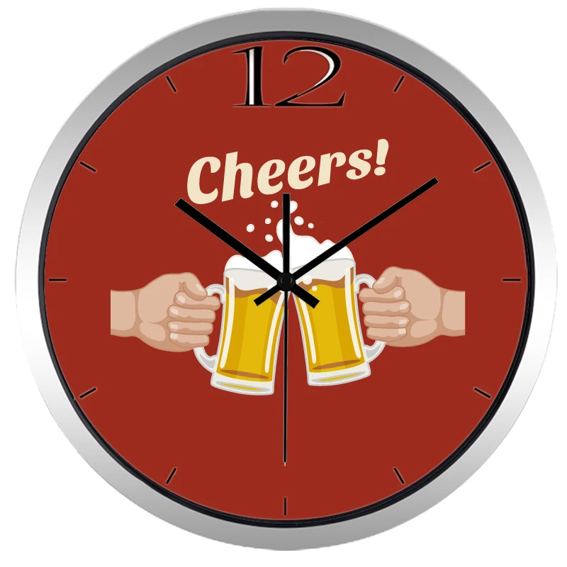 Шоколадный Ресторан пиво картофель фри кухня настенные часы креативные