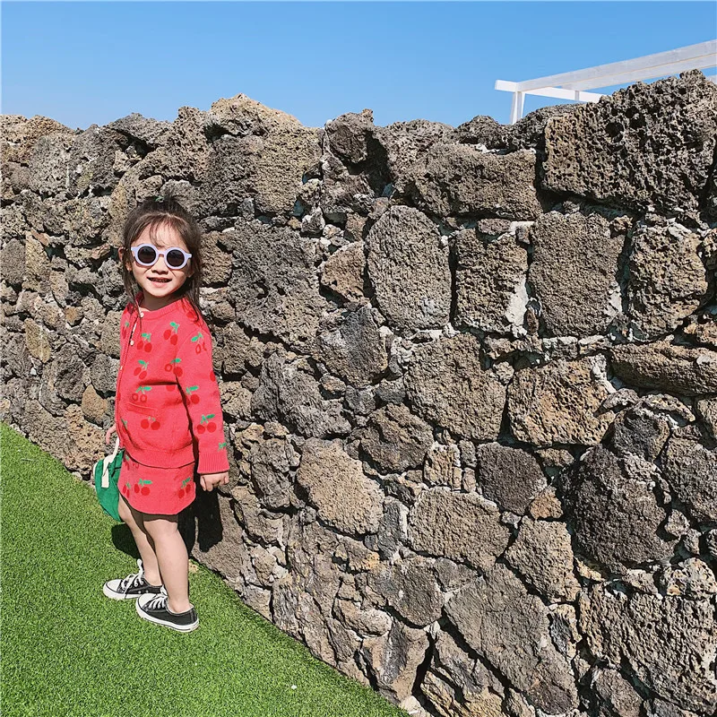 Новое поступление весенний хлопковый комплект одежды в Корейском стиле свитер с