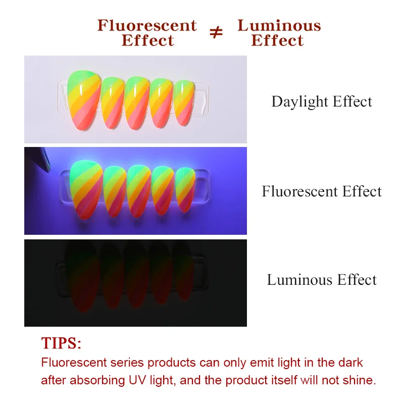 Флуоресцентный неоновый порошок для ногтей BORN PRETTY УФ светильник 2 г зеленый