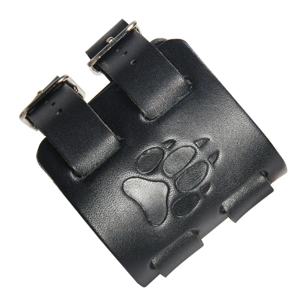 QNW2460 Black Широкий браслет из натуральной кожи, браслеты в стиле панк-рок, винтажные мужские браслеты, кожаный браслет для мужчин и женщин, ювелирные аксессуары - Окраска металла: QNW2460 Black