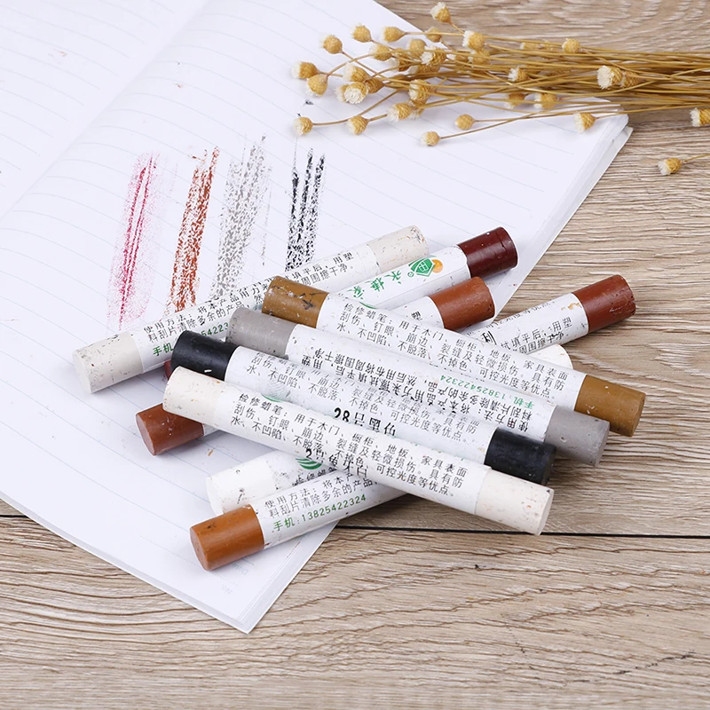 Деревянные композитные материалы для ремонта красок пола восковые карандаши