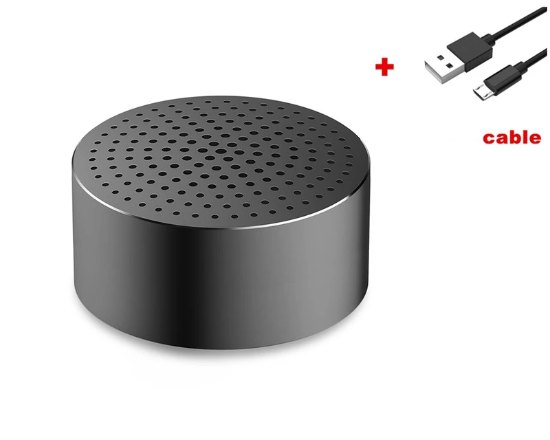 gray Xiaomi mi Bluetooth динамик стерео портативный беспроводной динамик s с mi c mi ni Mp3 музыкальный плеер Громкая связь вызов для телефона - Цвет: gray