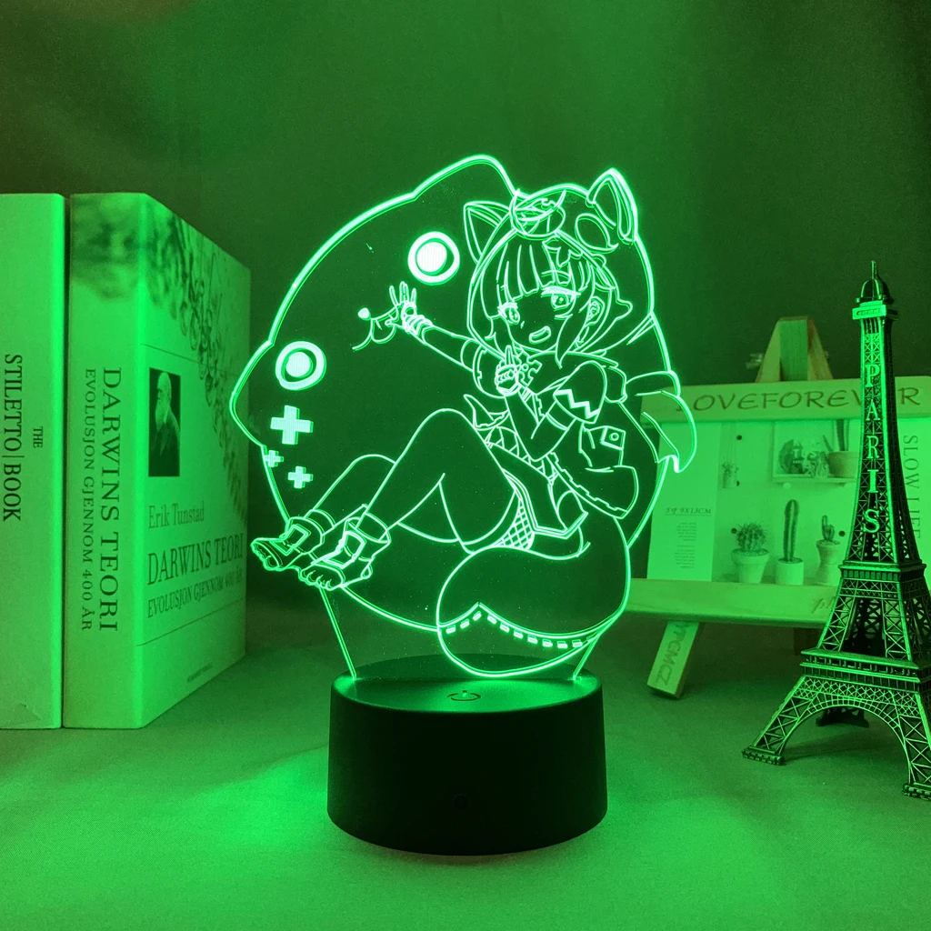 

Led Light Sayu Genshin Impact for Child Bedroom Decoration Kids Birthday Gift Room Decor Genshin Impact 3d Lamp Bedside