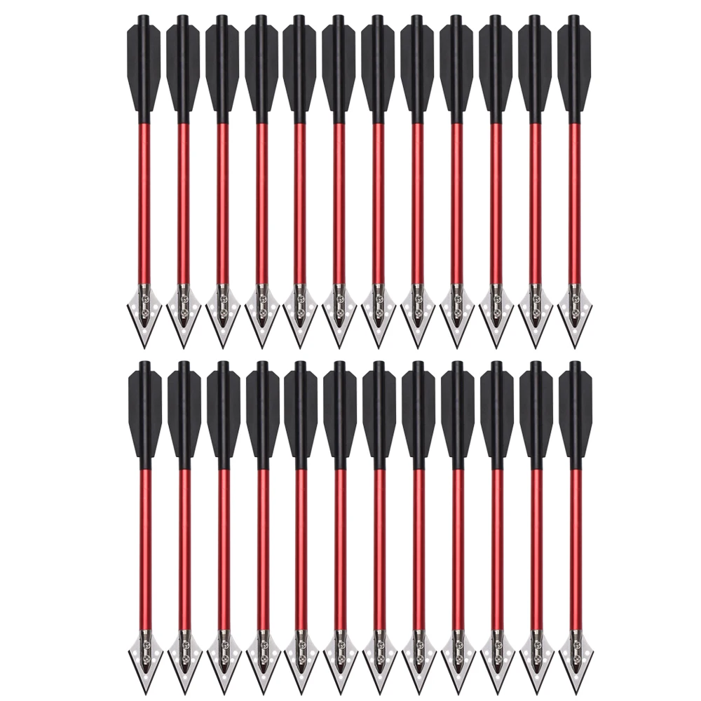 12 шт. Охотный арбалет с употреблением желтого зубчика-болты 6 5 ''сплошной