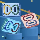 Детская вращающаяся Магическая игрушка-кубик на кончик пальца, детский гироскоп на палец, магический диск, Обучающие игрушки-кубики