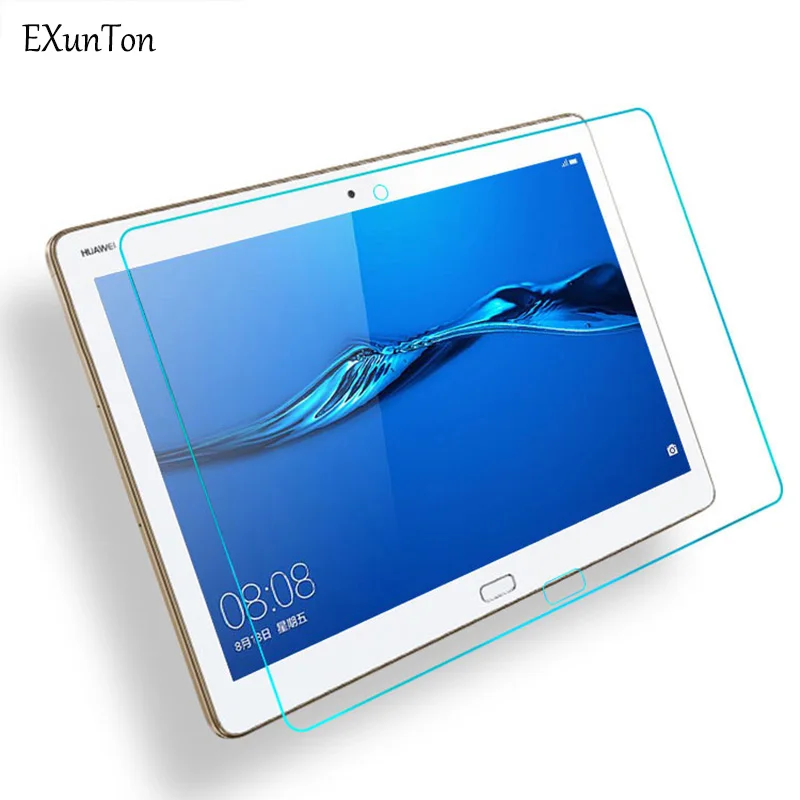 EXUNTON для Huawei Media Pad пленка 0 2 мм новое закаленное стекло M3 Lite 10 защита экрана
