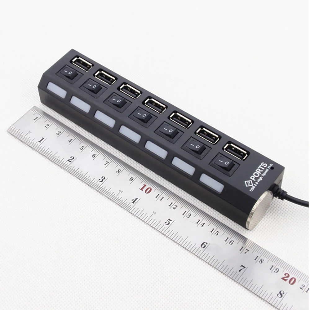 

USB 2,0 разветвитель, USB 2,0 разветвитель с 7 портами,