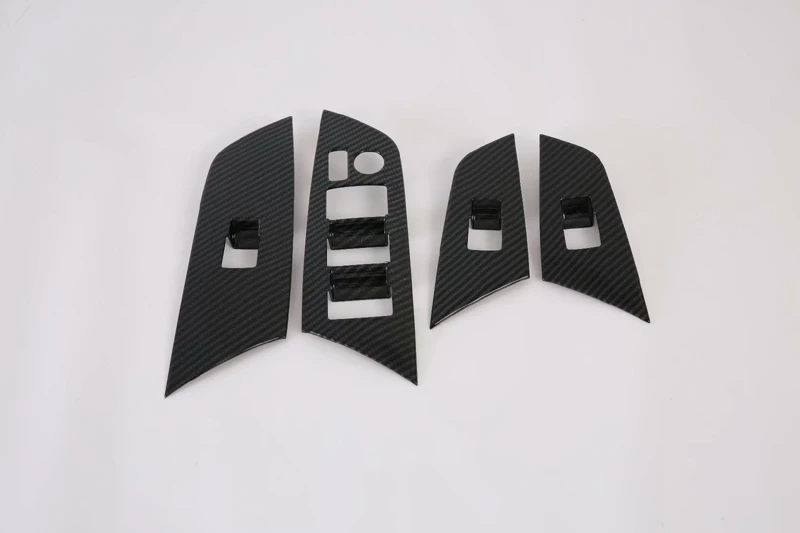 For Toyata Prius PHV XW50 2016-2020 Car Accessories Carbon Fiber Style Door Window Armrest Cover Switch Panel Trim | Автомобили и