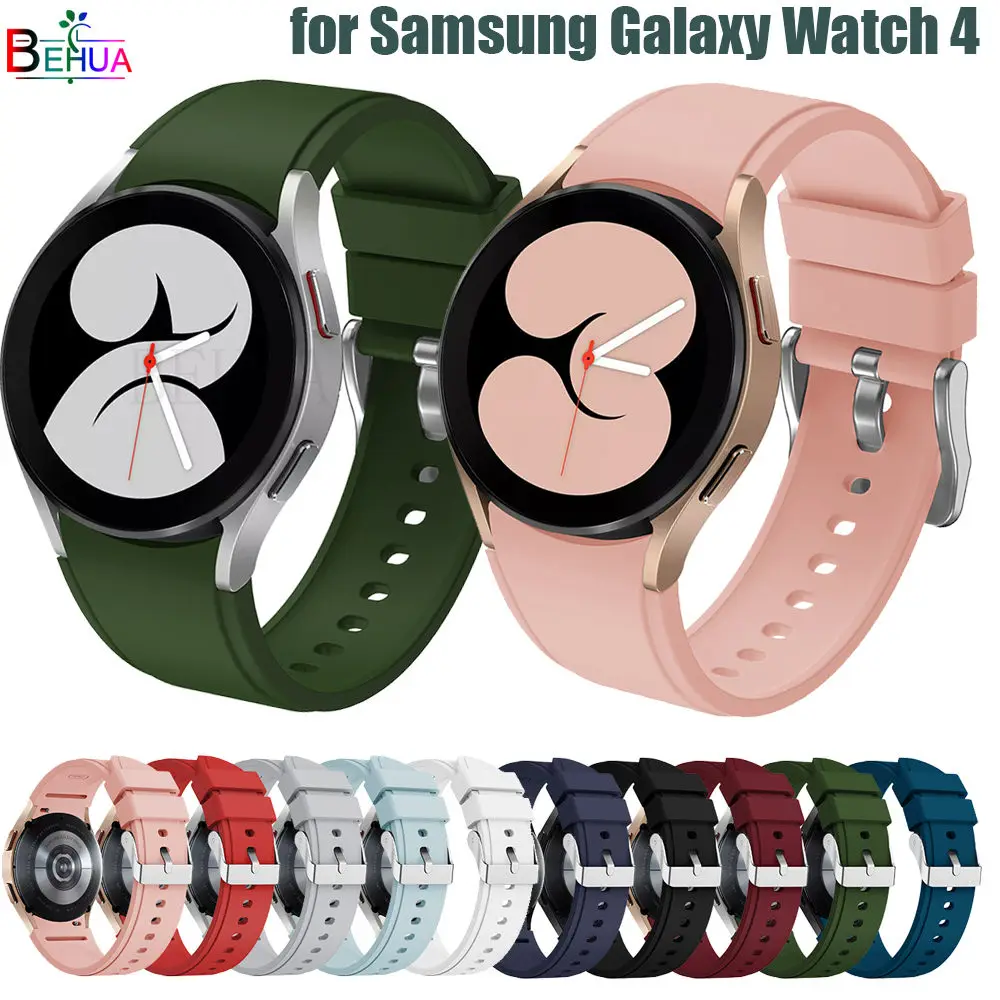 

Ремешок силиконовый для Samsung Galaxy Watch 4 44 мм 40 мм/Galaxy 4 Classic 46 мм 42 мм Active 4