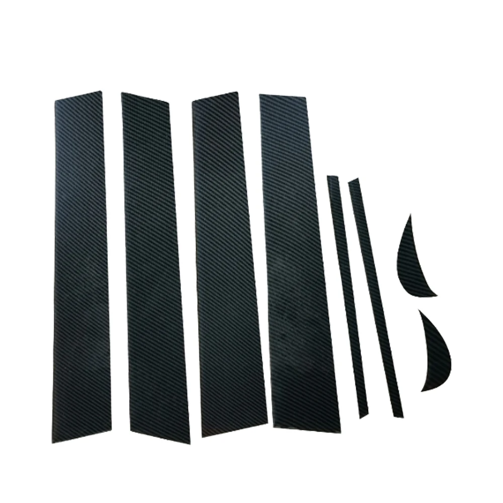 8Pcs For Toyota Camry 8th 2018 2019 Car Window B-pillars Decorative Sticker Scratch Resistant | Styling Mouldings