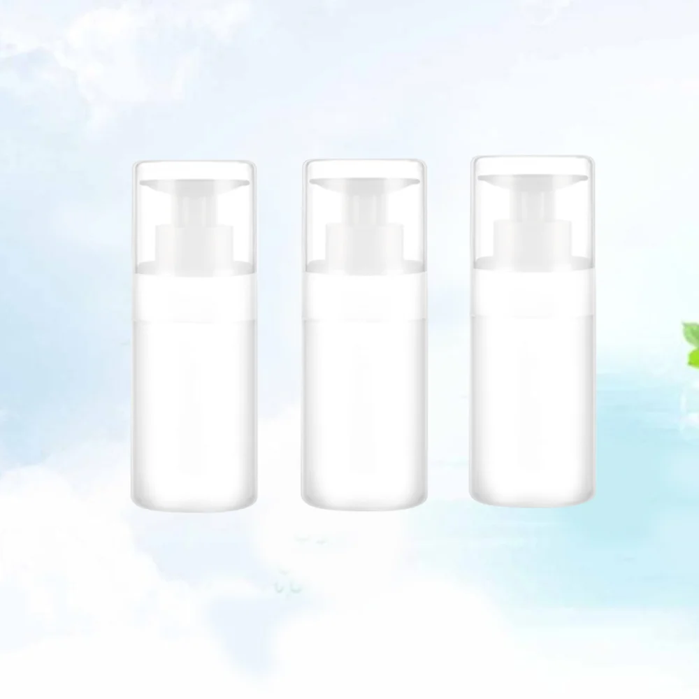 

3PCS 100ML Empty Dispenser Bottle Travel Empty Storage Container for Toner Cleansing Water Lotion