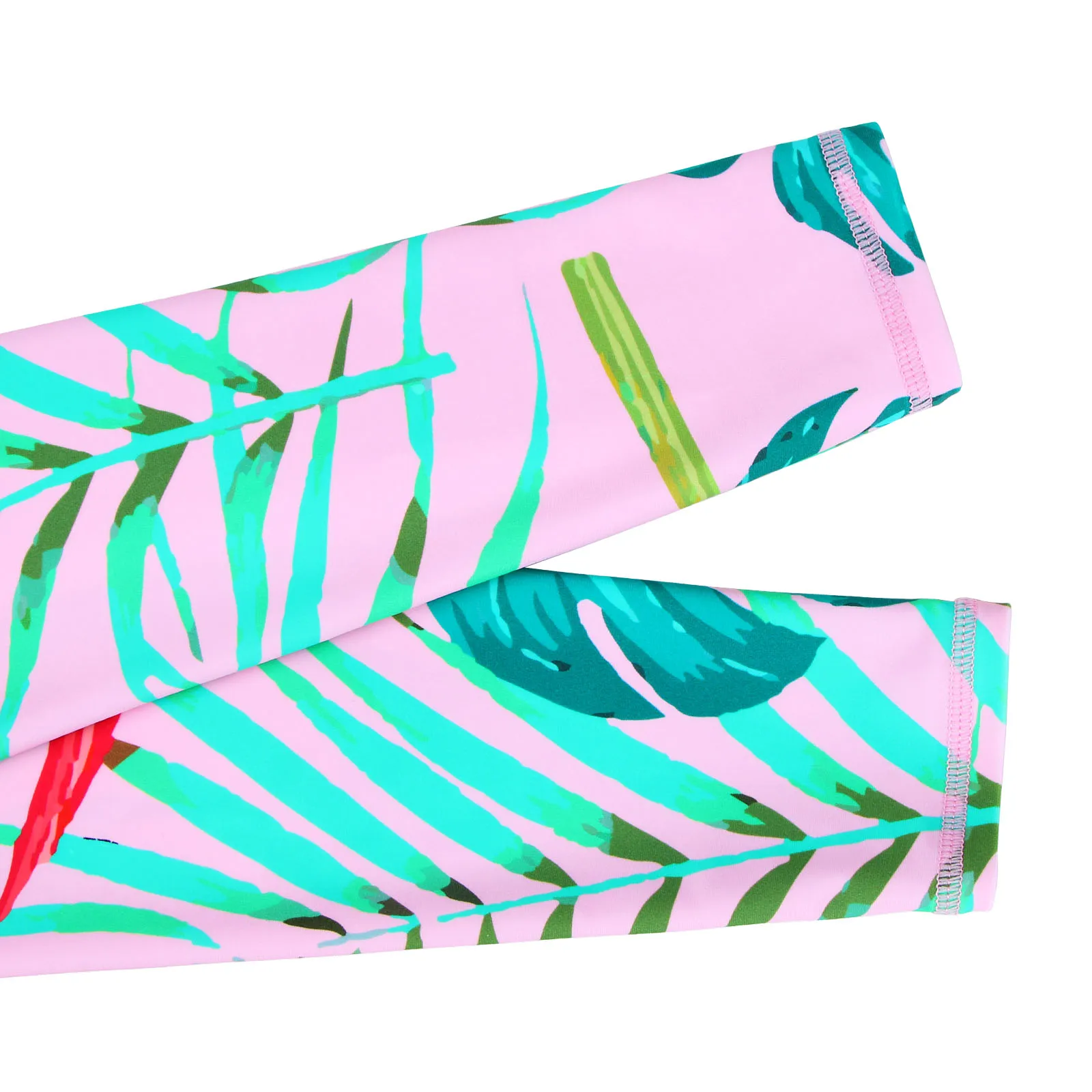 

BAOHULU 2021 Summer 2 Piece Girls Flowers 3-10Years Swimsuit Long Sleeve UPF 50+ UV Protection Sunblock Beachwear