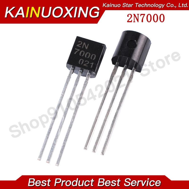 

100PCS 2N7000 TO92 Small Signal MOSFET 200 mAmps, 60 Volts N-Channel TO-92 Original and new