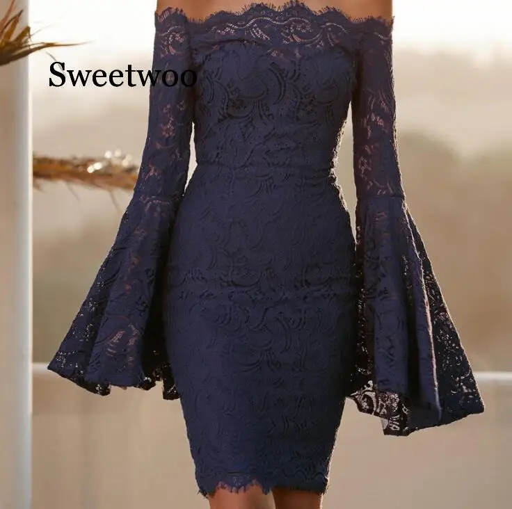 Новый 2020 на лето и весну сексуальное платье с открытыми плечами белое кружевное