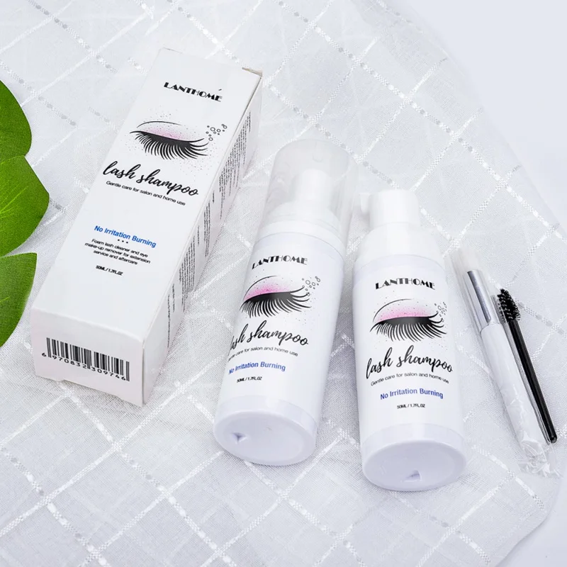 

50ml Individual Eyelash Extension Shampoo Remover For Grafting Planting Eyelashes Professional Eyelash Eye Lashes Foam Cleaner