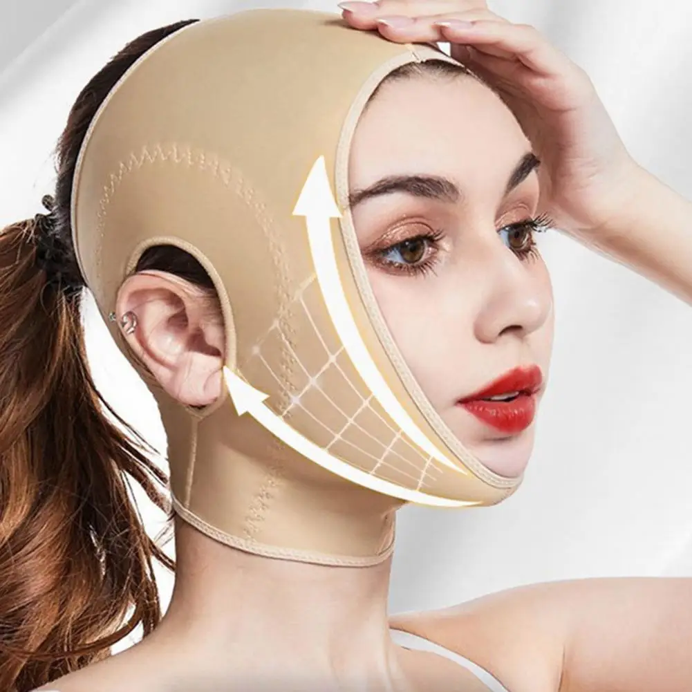 

HOT SALESï¼ï¼ Breathable Anti Wrinkle with Buckle Face-lift Face Strap for Women