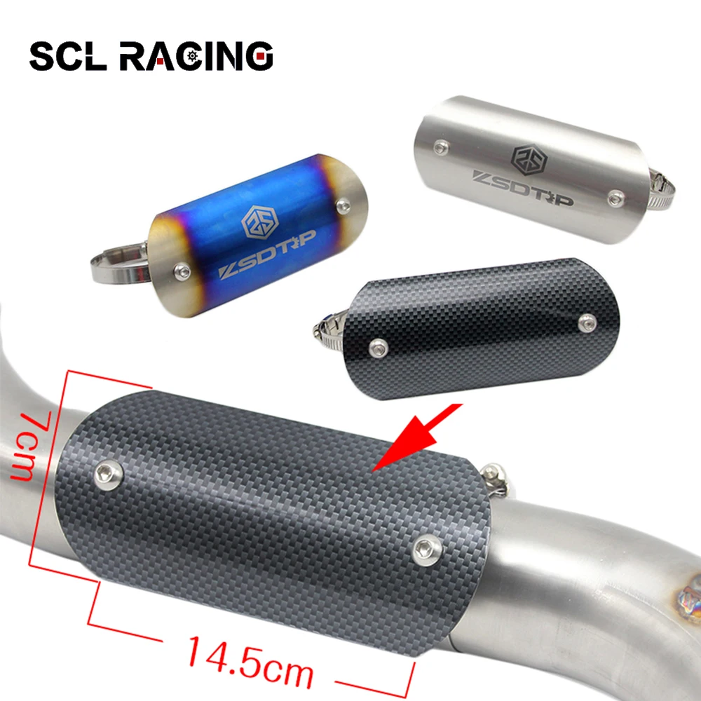 

Защита выхлопной трубы Alconstar CB400 Z900 R6 для мотоцикла, теплозащитная Крышка для скутера GY6 AK SC