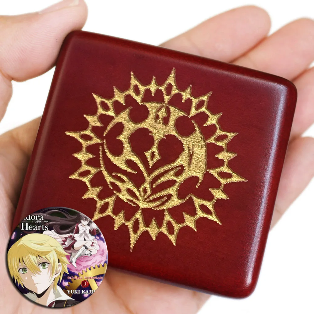 Деревянная музыкальная шкатулка Sinzyo ручной работы Подарочная коробка красного