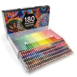 New 48/72/120/160/180 Professional Oil Color Pencil Set Watercolor Drawing colored pencils wood colour coloured pencils kids