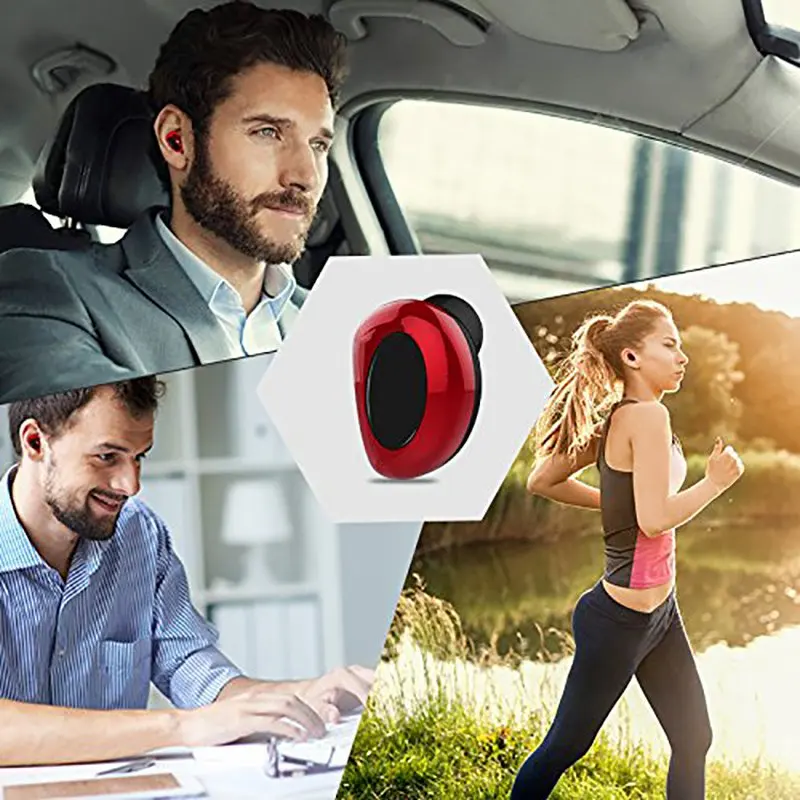 Мини беспроводные Bluetooth наушники в ухо наушник невидимая гарнитура Handsfree Магнит