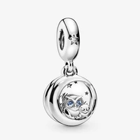 wholesale 925 sterling silver beads fit original pandora bracelets owl dangle charm women diy fashion jewelry