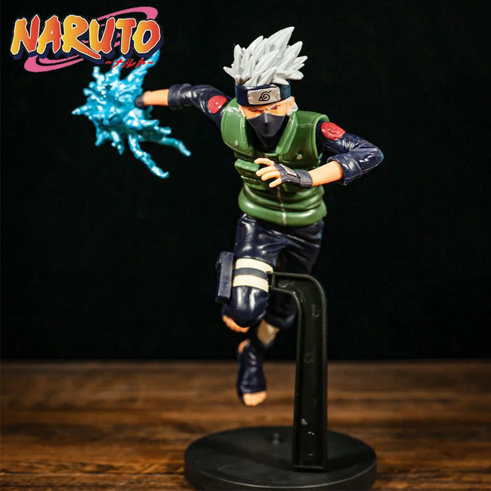 Фигурки Наруто Узумаки Kakashi ПВХ Аниме Фигурка героя аниме Модель статуя