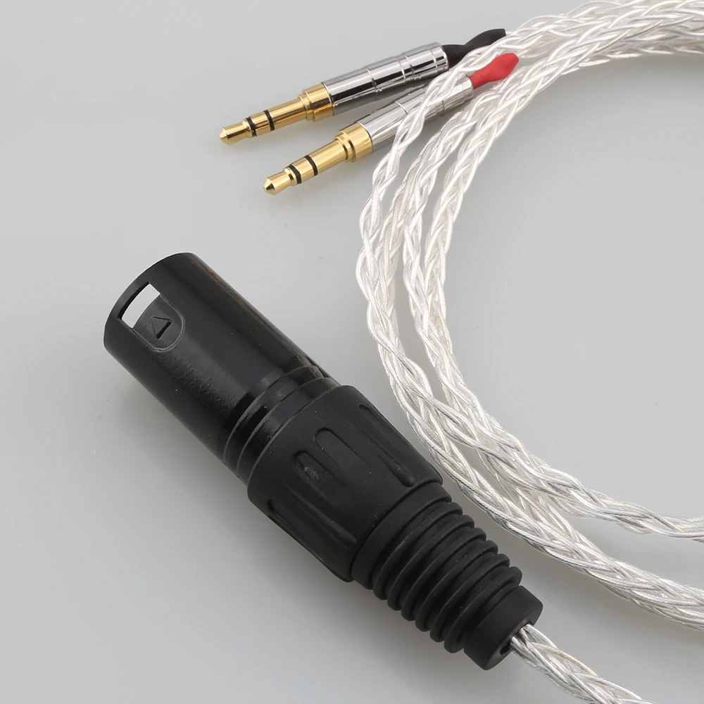 XLR сбалансированный 8-ядерный кабель для наушников Denon AH-D600 D7100 Hifiman Sundara Ananda HE1000se