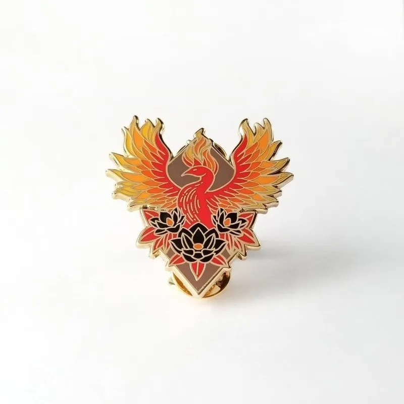

Sale Pretty Phoenix Hard Enamel Pins Fashion Medals Animal Brooch Metal Lapel Pin Badge Backpack Accessories Jewelry Gift 2021