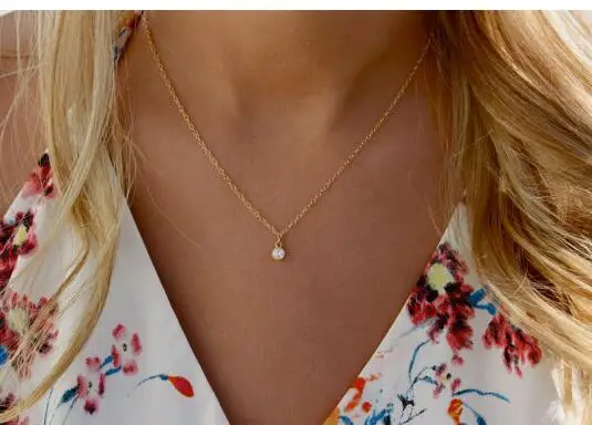 Модное женское ожерелье чокер из сплава s 2019 золотое с кристаллами для женщин