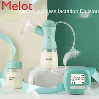 bilateral electric breast pump painless mute maternal postpartum automatic large suction milk suckling device