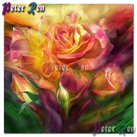5d landscape abstract flower diamond painting embroidery diy square or round mosaic cross stitch rhinestone art home decoration