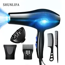 SHUNLIFA 2200 Вт мощный профессиональный фен для волос, фен с отрицательными ионами, электрический фен для волос, горячая/воздуходувка холодного воздуха
