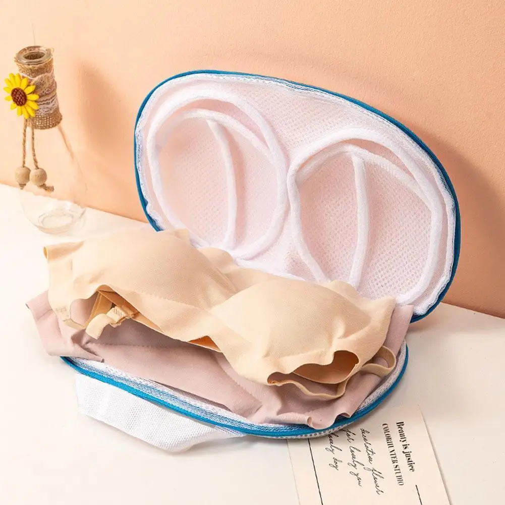 

1pc Laundry Bag Underwear Bag Drawstring Bra Underwear Protective Mesh Anti-deformation Socks Bag Laundry Foldable Bag R7f8