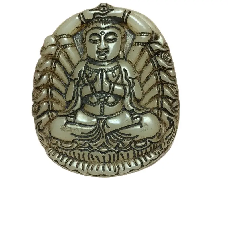 

Античный нефритовый кулон Avalokitesvara